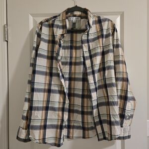 Old Navy Multicolor Plaid Shirt